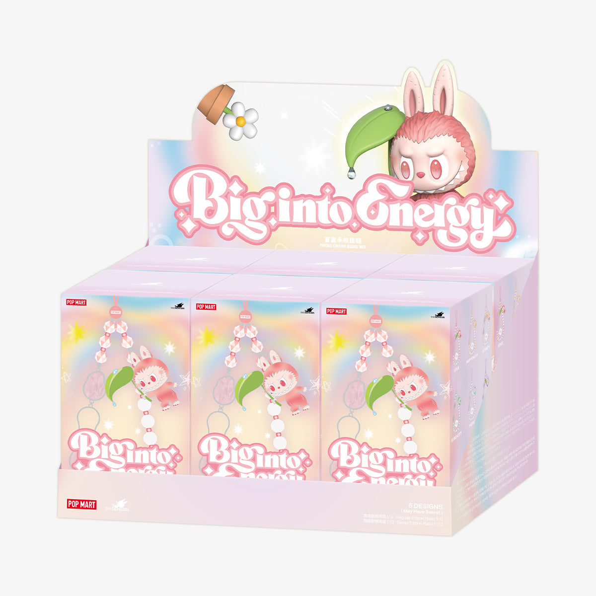 THE MONSTERS Big into Energy Series-Phone Charm Blind Box