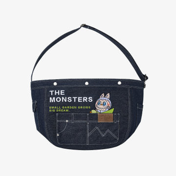 THE MONSTERS FALL IN WILD SERIES - Denim Messenger Bag